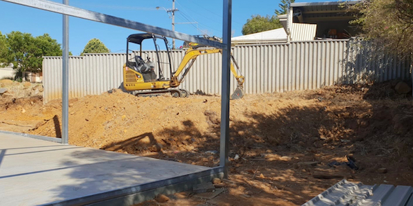 Earthmoving landfill